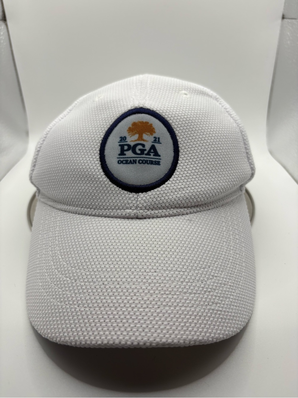 2021 PGA Ocean Course Kiawah Island White Performance Adjustable Youth Golf Hat